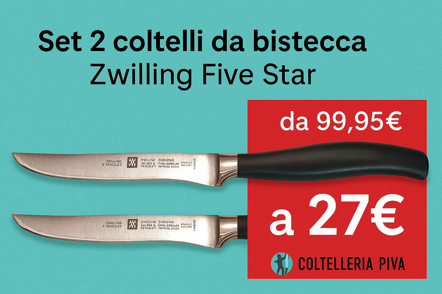 Set Coltelli da Bistecca Zwilling in Offerta a 27€