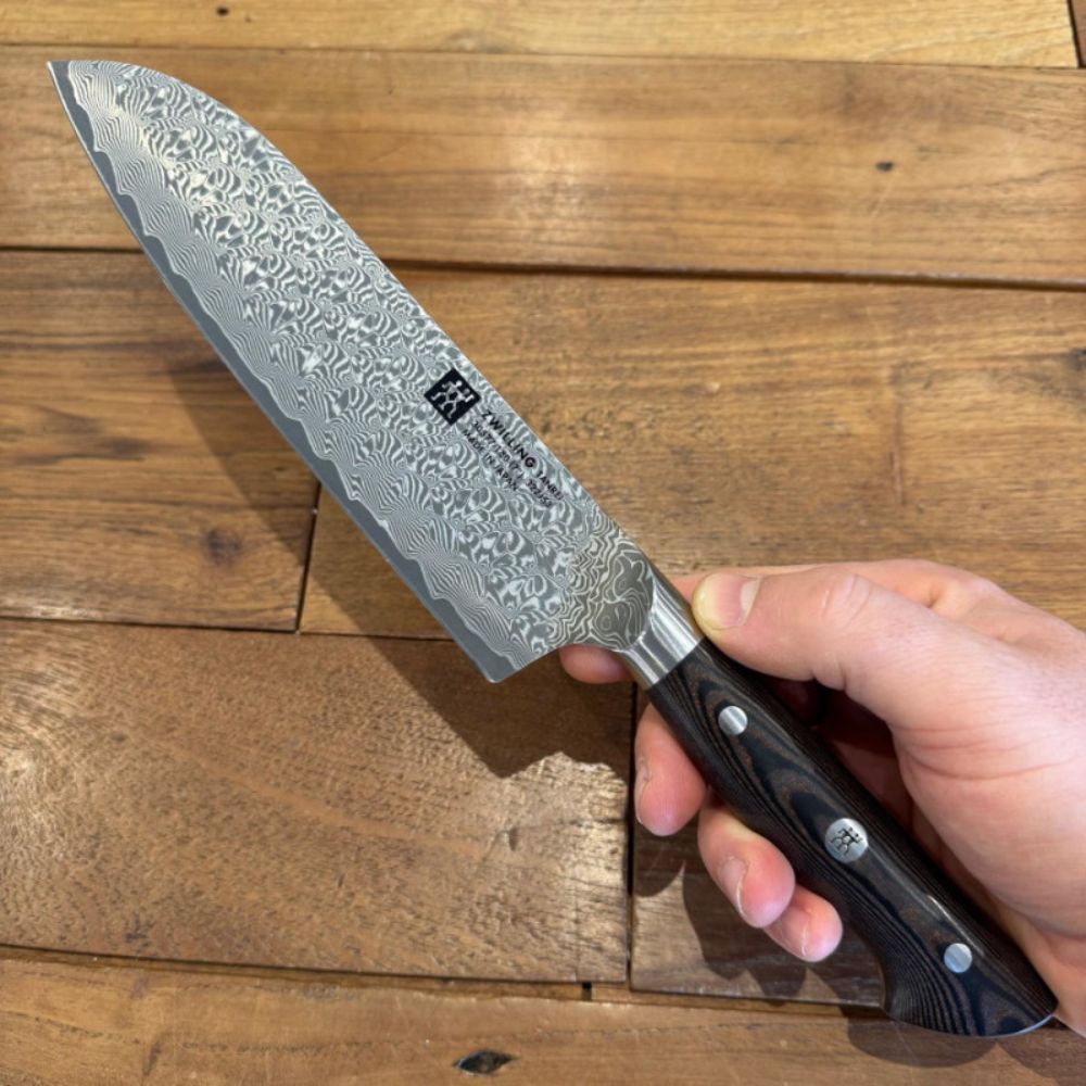 Coltello Santoku acciaio damasco 18 cm Zwilling Tanrei
