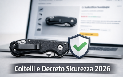 Nuove norme vendita coltelli 2026: cosa cambia davvero con il Decreto Sicurezza